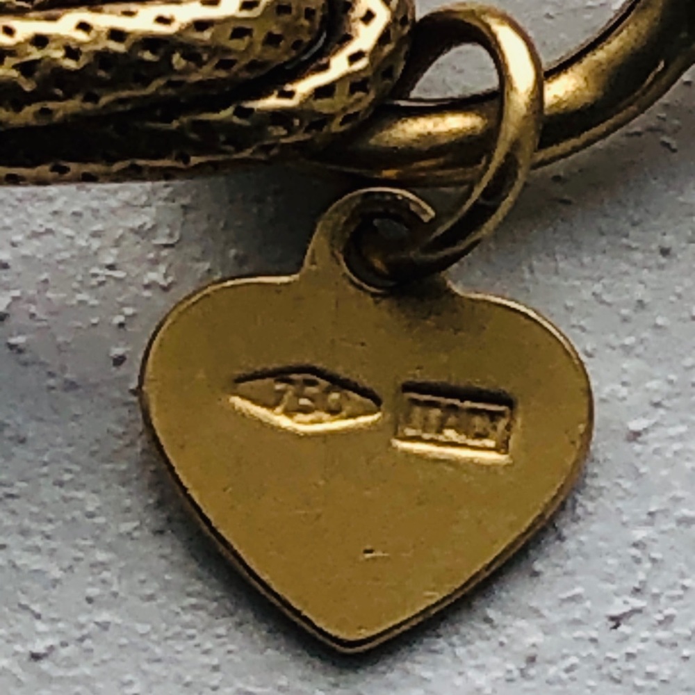 18K Matte Gold Cable Link Bracelet 8.5 inches - Picture 9 of 16